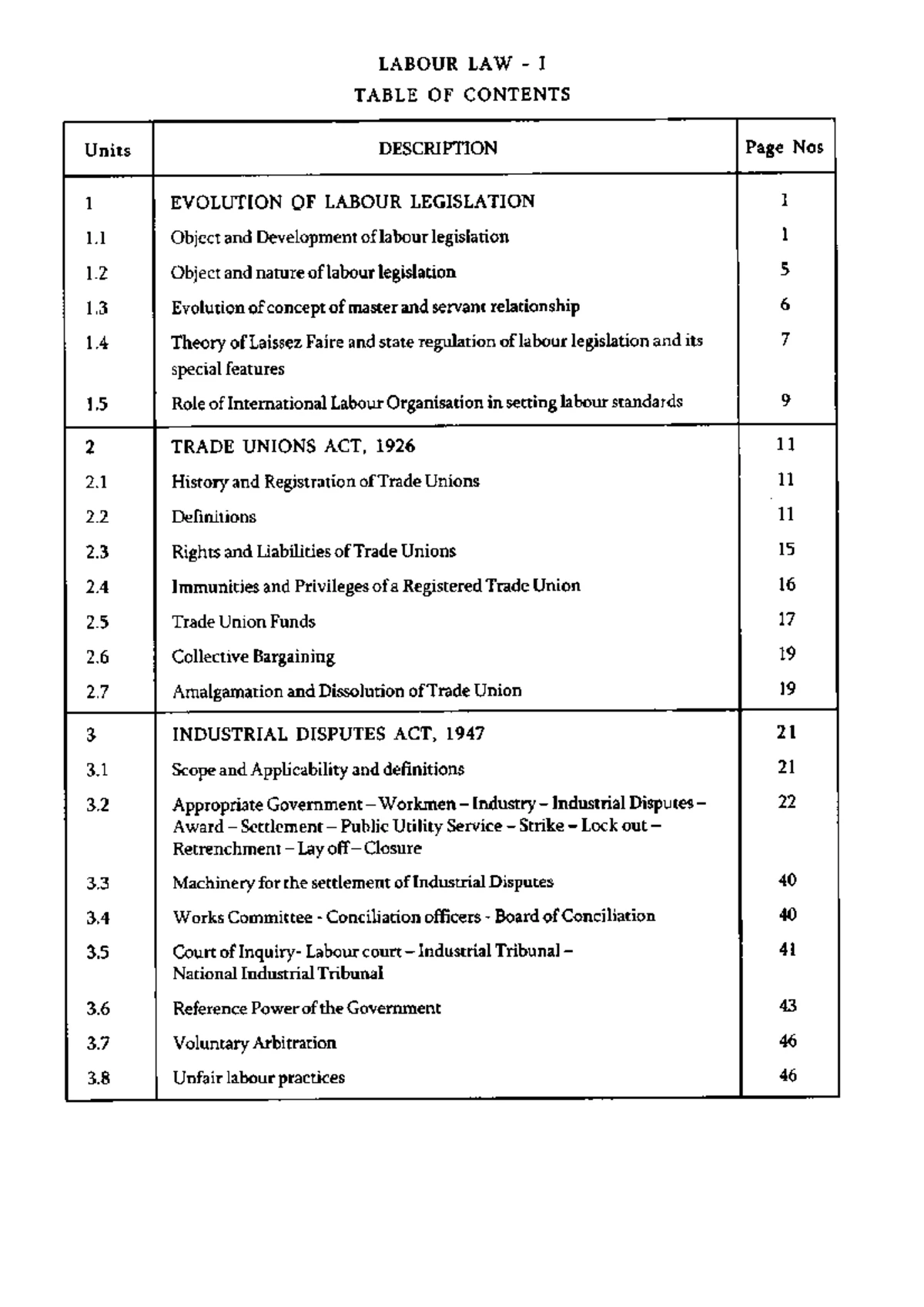 Labour and Industrial Law - ADR The Arbitration and Conciliation Act ...