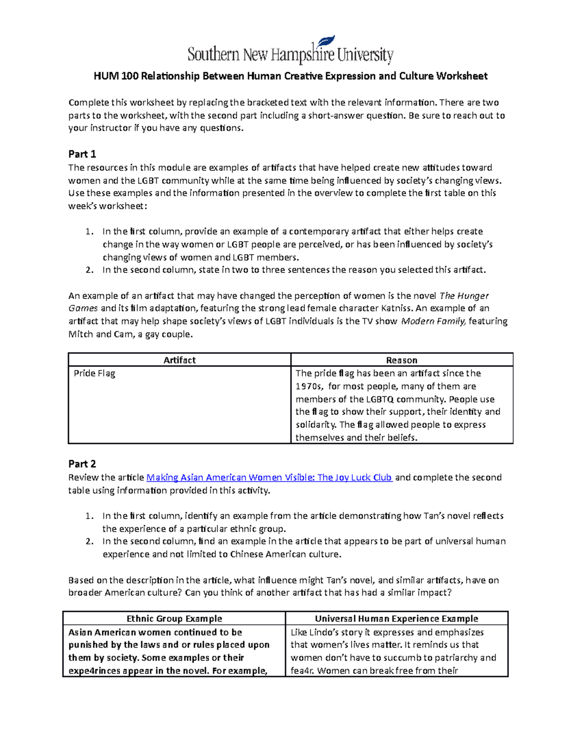 HUM 100 Relationship finished - HUM 100 Relationship Between Human ...