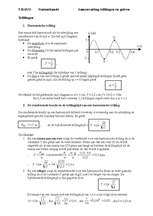 Natuurkunde Samenvatting Klas 4 Module 2 Hoofdstuk 2 Sport En Verkeer ...