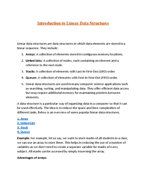 Common operations on various Data Structures - Common operations on ...
