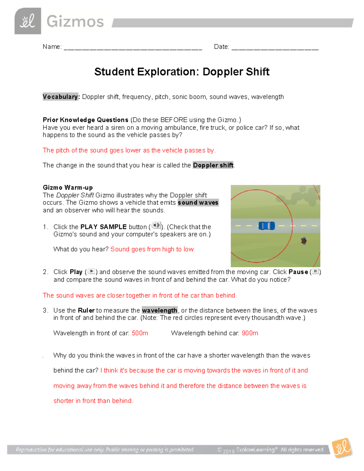 Doppler Shift SE Gizmo - 2019 Name