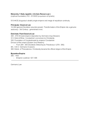 ELH final Exam - European legal history notes - The nation-state: a ...
