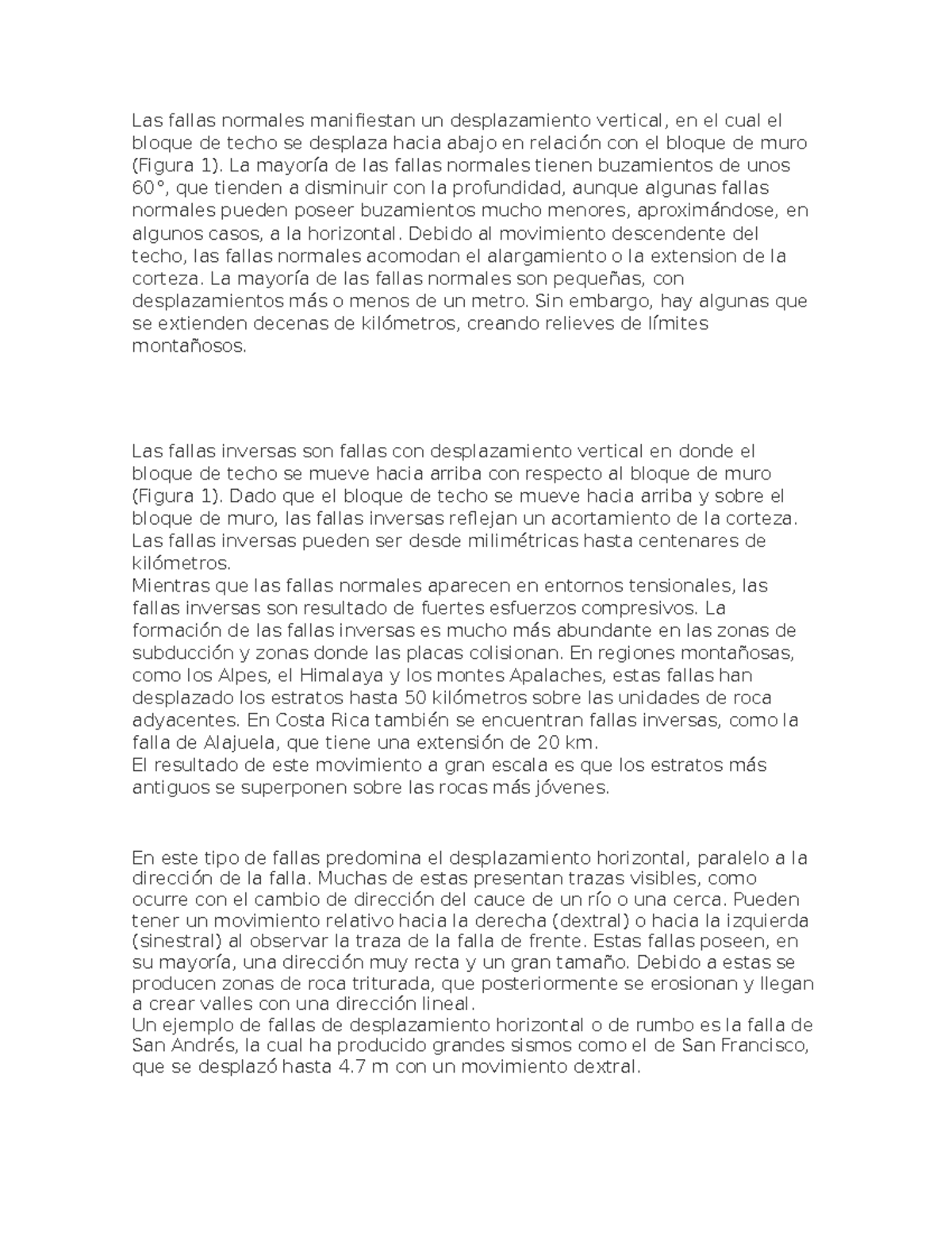 6651+6521+6512 - FALLAS Y PLIEGUES GEOLOGICOS ESTRUCTURAL FALLA NORMAL ...