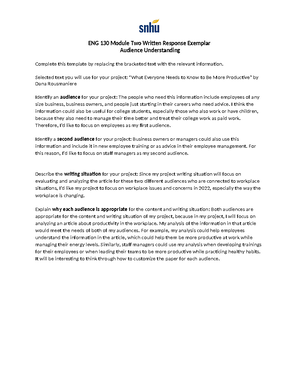 ENG 130 Module Four Preliminary Introduction Template completed word ...