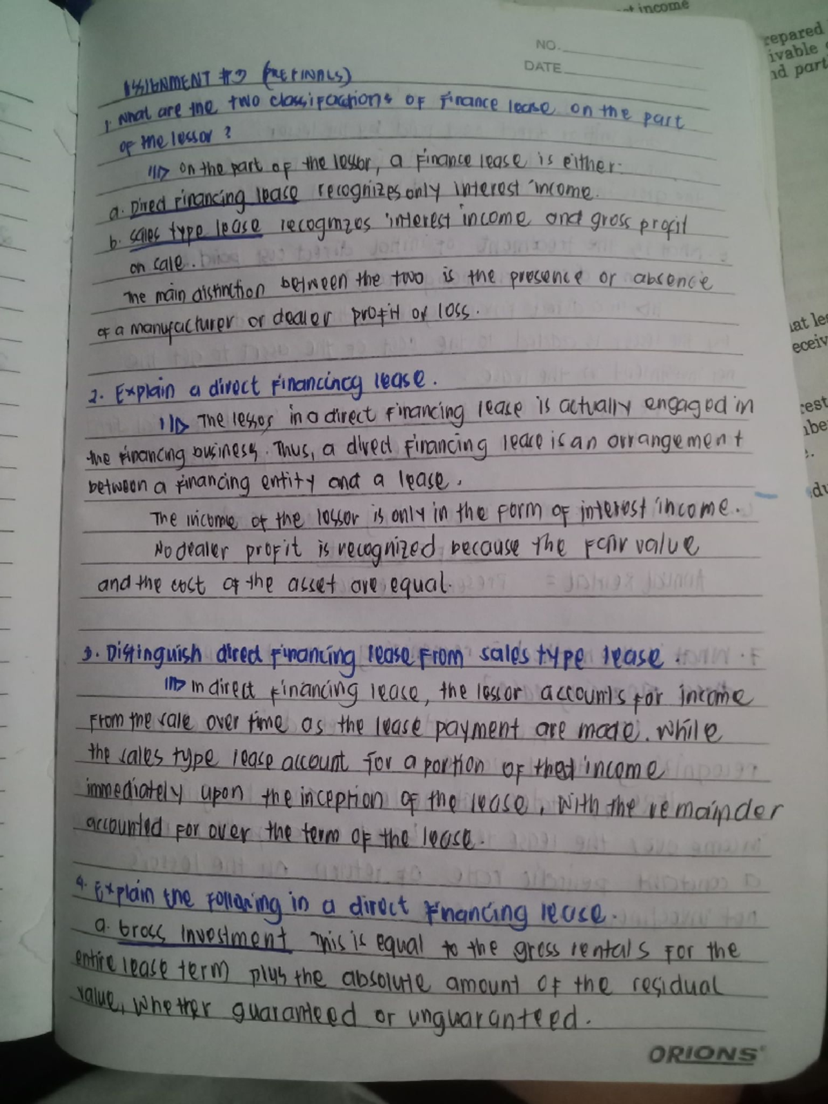 IA-assign#3 - intermediate accounting 1 assignment/ activity that can ...