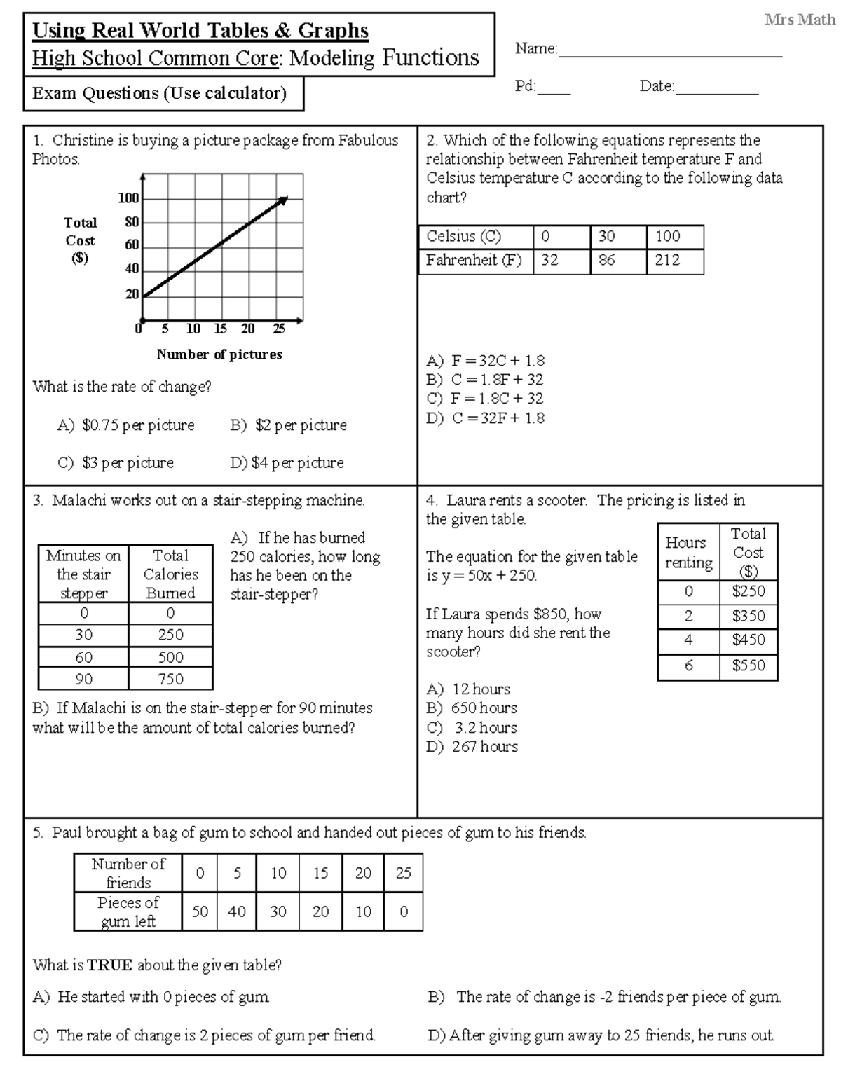 unit 3 homework 2 real world graphs