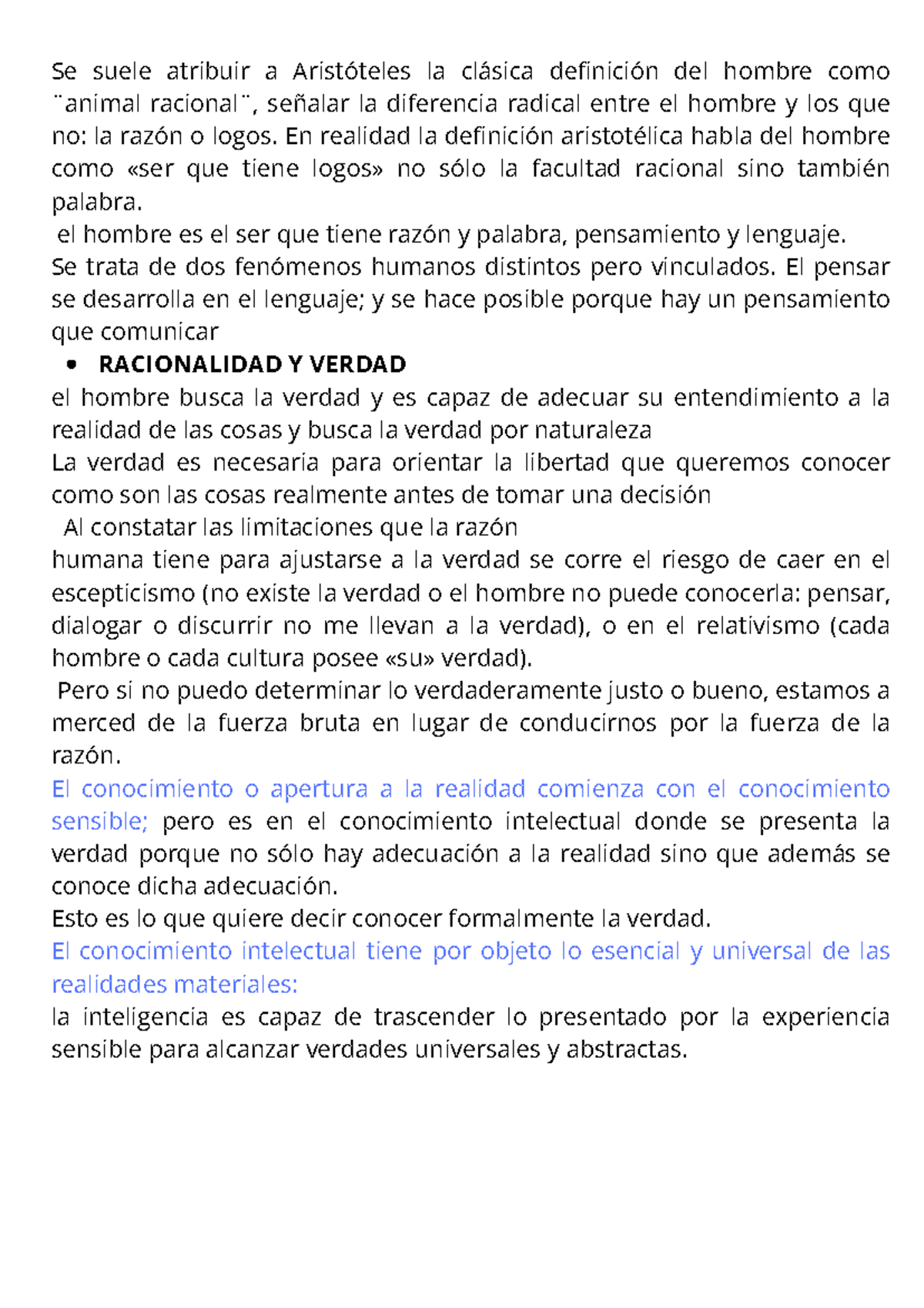 Razon - Se suele atribuir a Aristóteles la clásica definición del ...