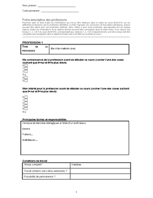 Guide de stage - GUIDE DE STAGE STAGE I – AUTOMNE 20 23 IMMERSION DANS ...