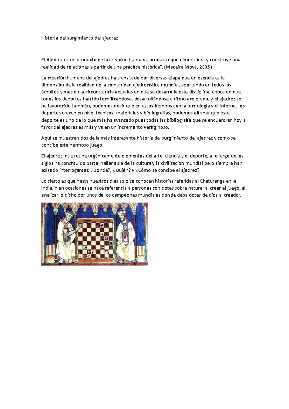 Ayuda!!! Necesito Un Resumen De La Historia Del Ajedrez – VEKR