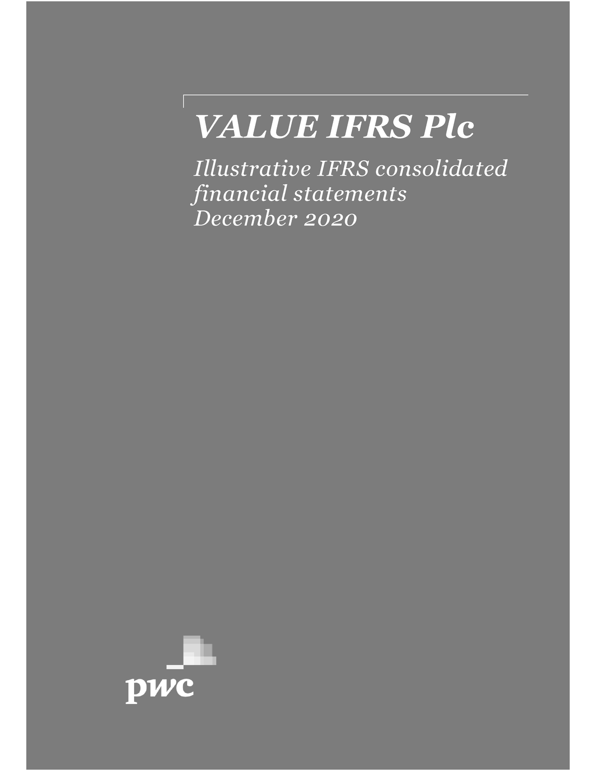 Bctc Theo Ifrs Pwc Ifrs Value Ifrs Plc Illustrative Ifrs Consolidated Financial Statements 2639