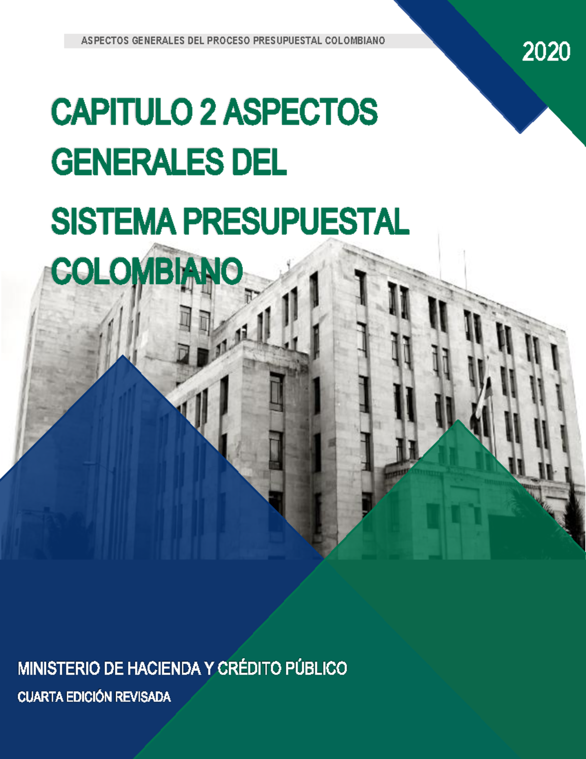 Capitulo 2 Aspectos Generales Del Sistema Presupuestal Colombiano ...