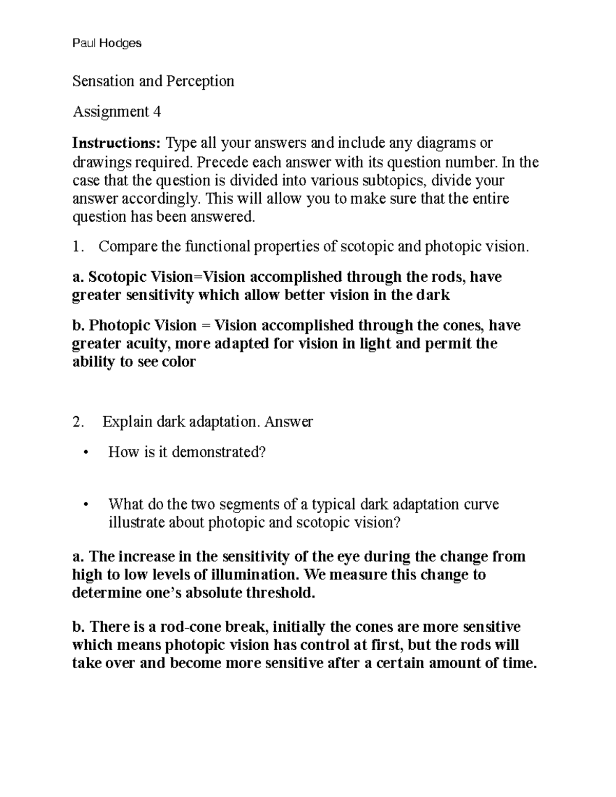 S:P Homework 4 - Katz assignment 4 - Paul Hodges Sensation and ...