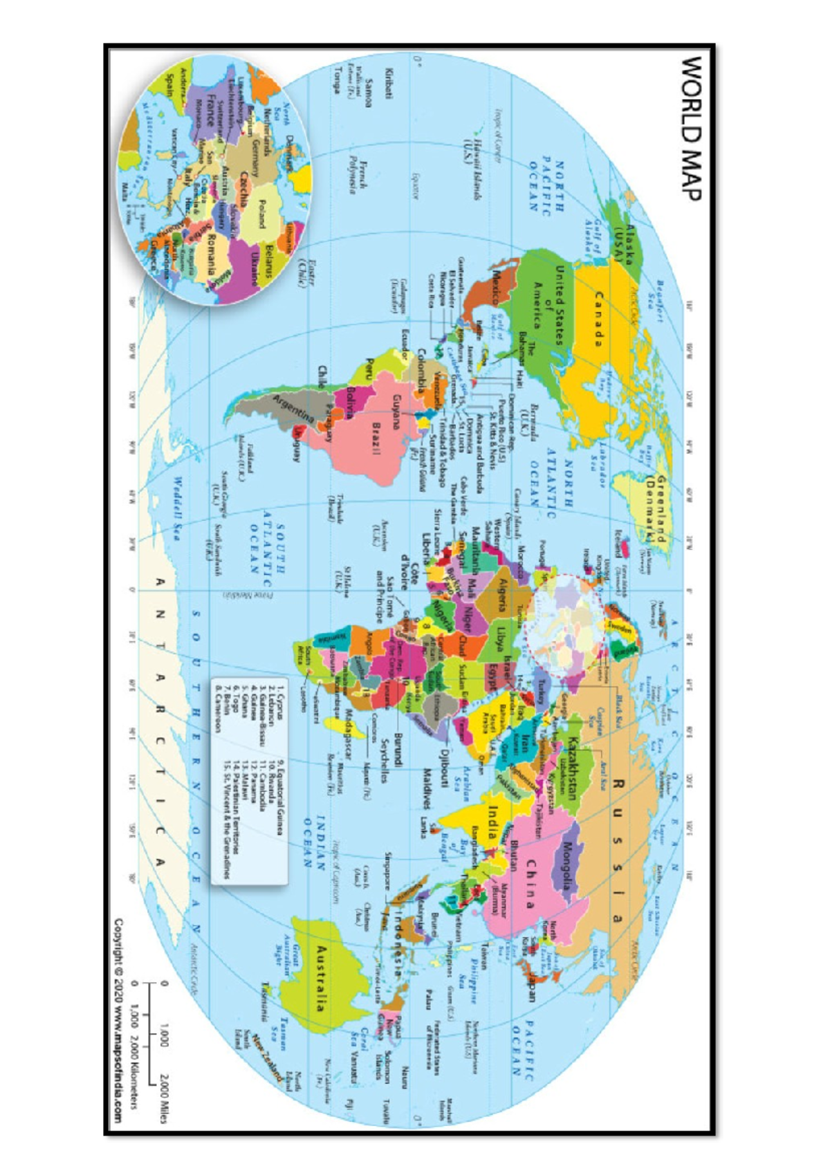 World map - GGH2601 - Studocu