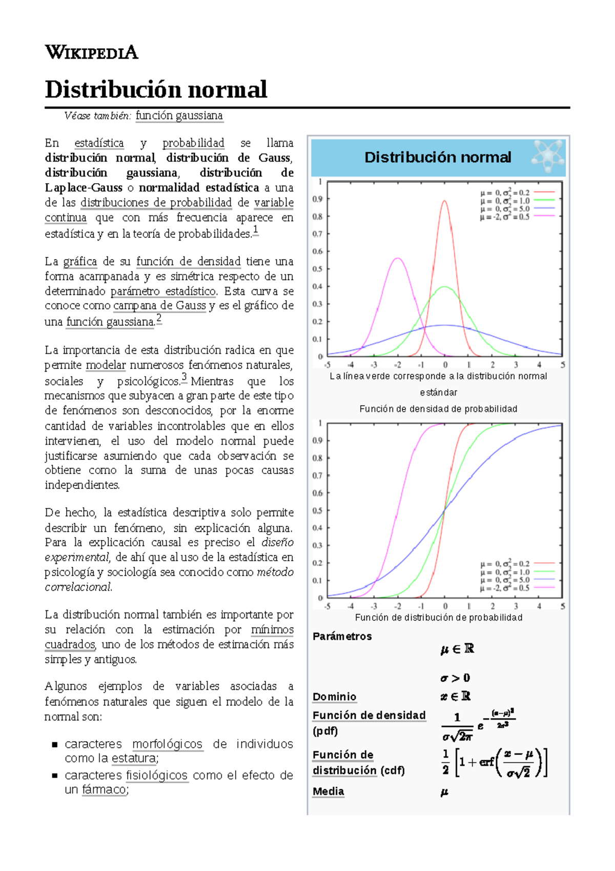 Distribución Normal - Probabilidad Y Estadistica - Distribución Normal ...