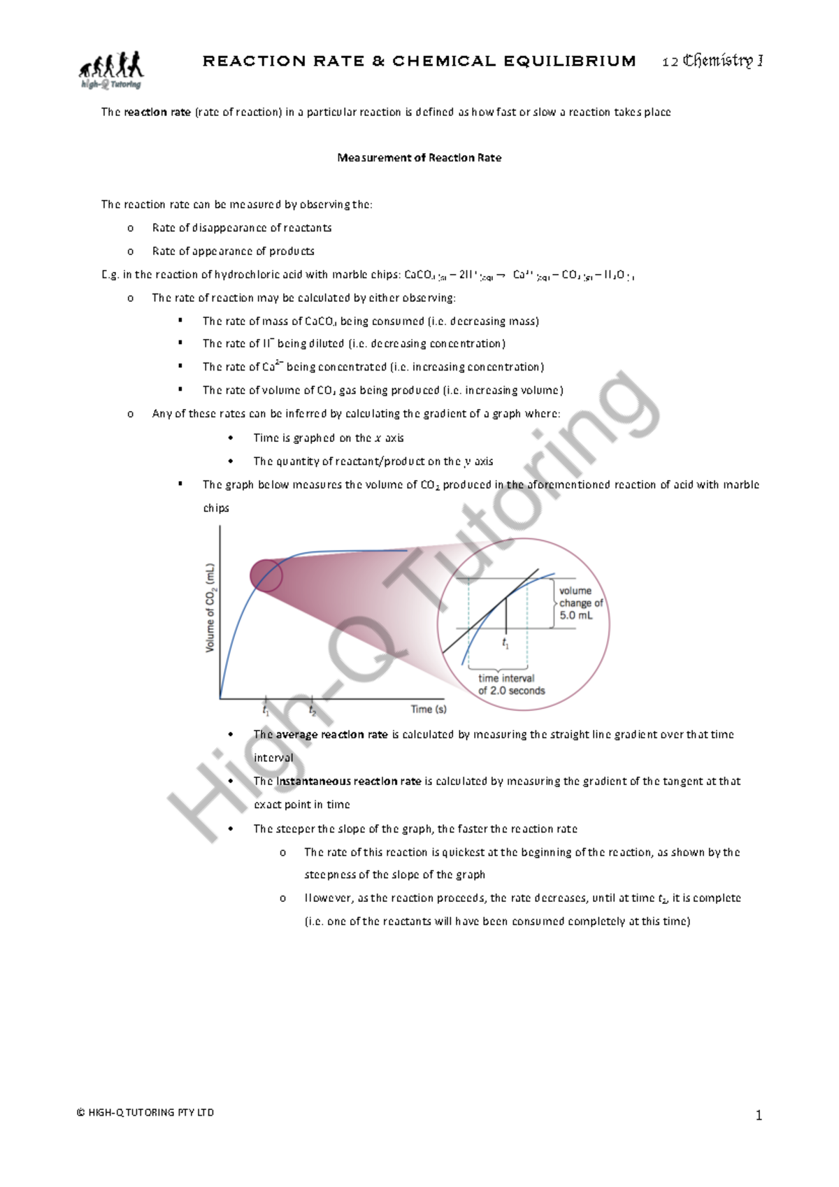 01 Reaction Rates and Chemical Equilibrium - REACTION RATE & CHEMICAL ...