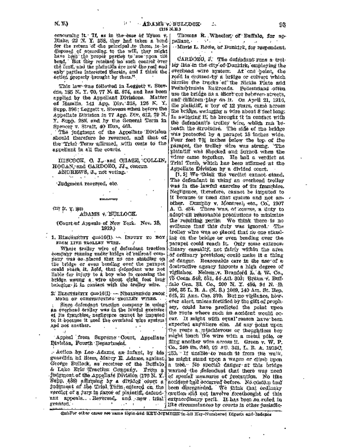 Adams v Bullock Law 241 Studocu