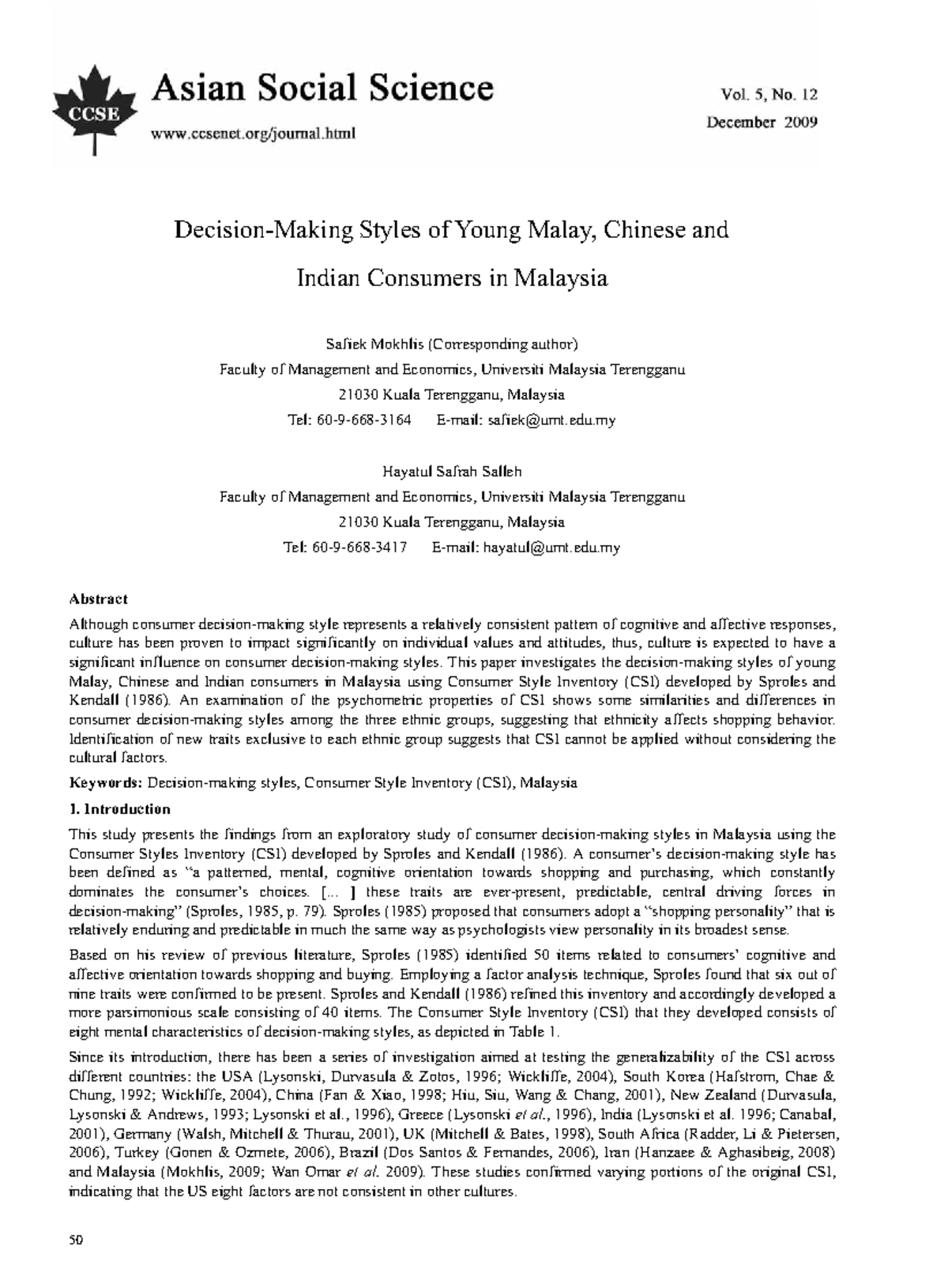 decision-making-styles-of-young-malay-chinese-and-indian-consumers-in