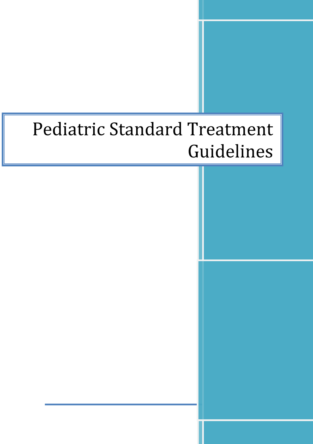 HC-Pediatric-Guidelines - 0 Pediatric Standard Treatment Guidelines ...