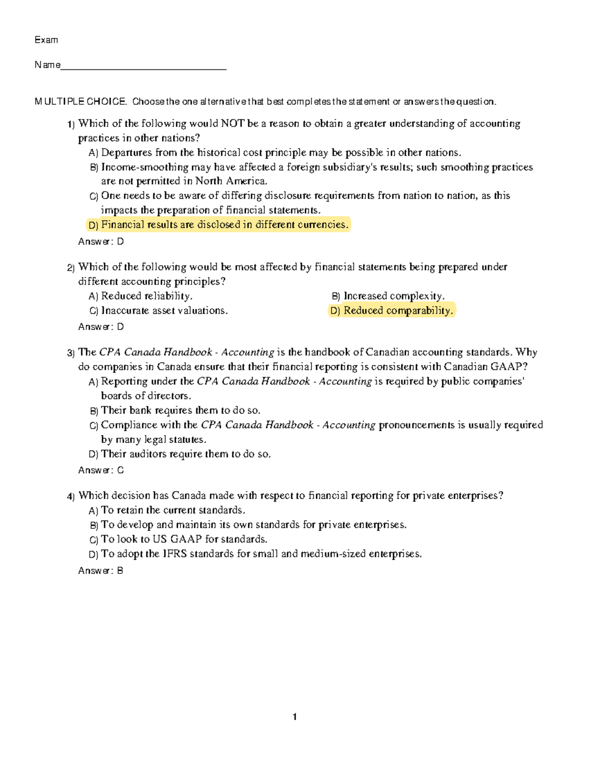 Exam 1 February 2020 Questions And Answers Studocu Exam 1 February 2020 Questions And Answers Studocu
