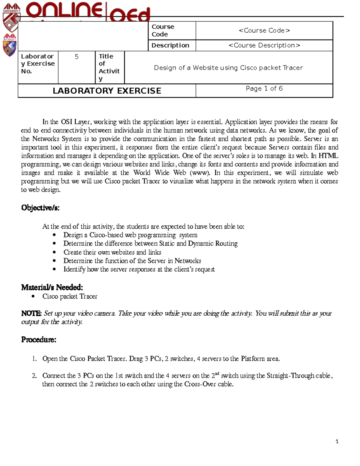 Ogu Chinedu-Lab5 - Assignment - CABOVERDE, MELLEAH In the OSI Layer ...