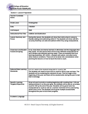 Lesson Plan on Intro to Geometry - MAT- Rudilee Gabel Introduction to ...