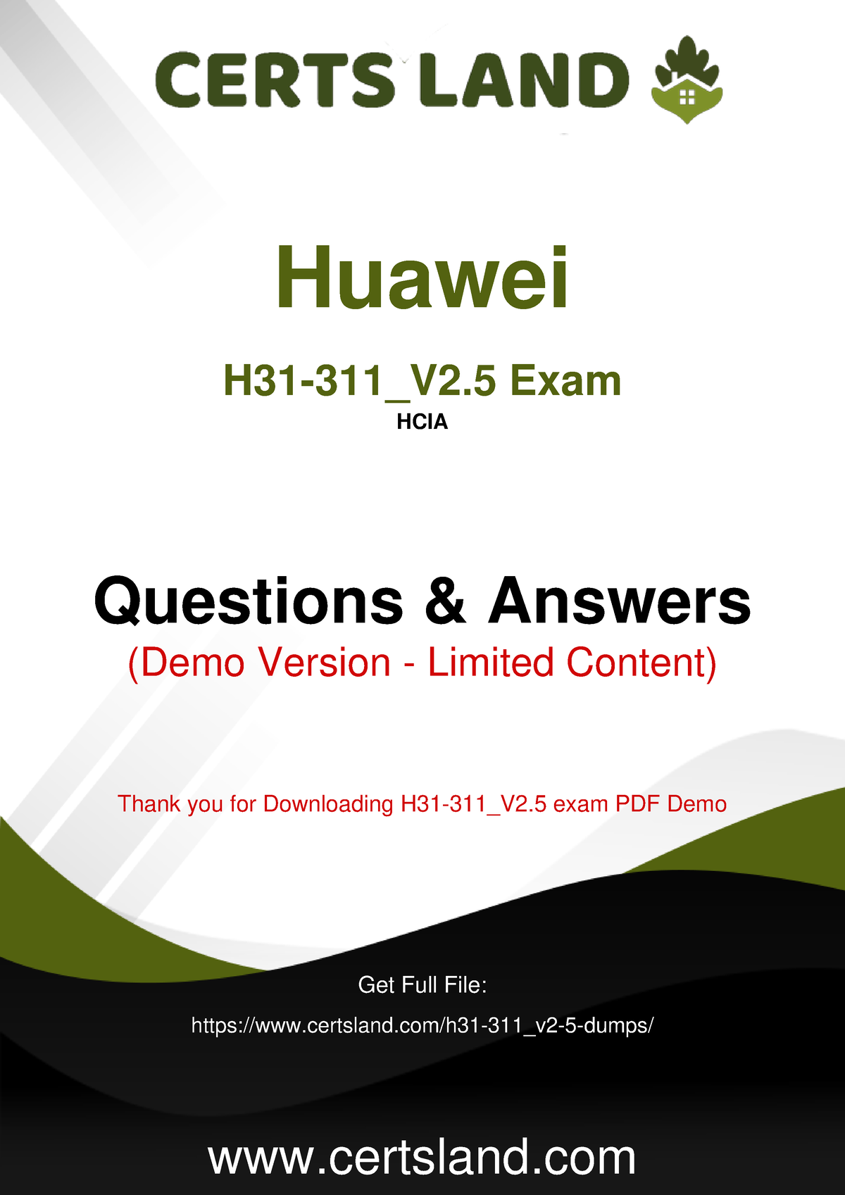 H31-311_V2.5 Free Test Questions