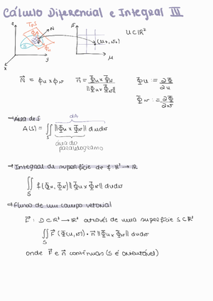 Exercicios - C ́alculo Diferencial E Integral 3 - Exerc ́ıcios S ́erie ...