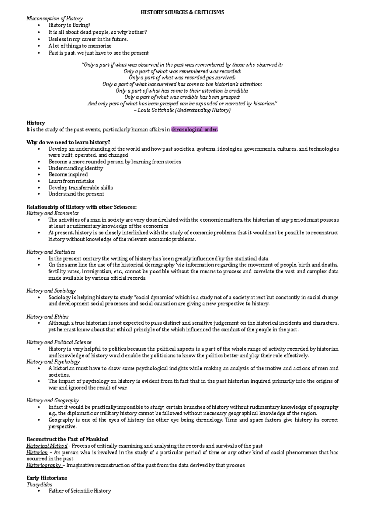 History-Sources-Crticism-RPH - HISTORY SOURCES & CRITICISMS ...