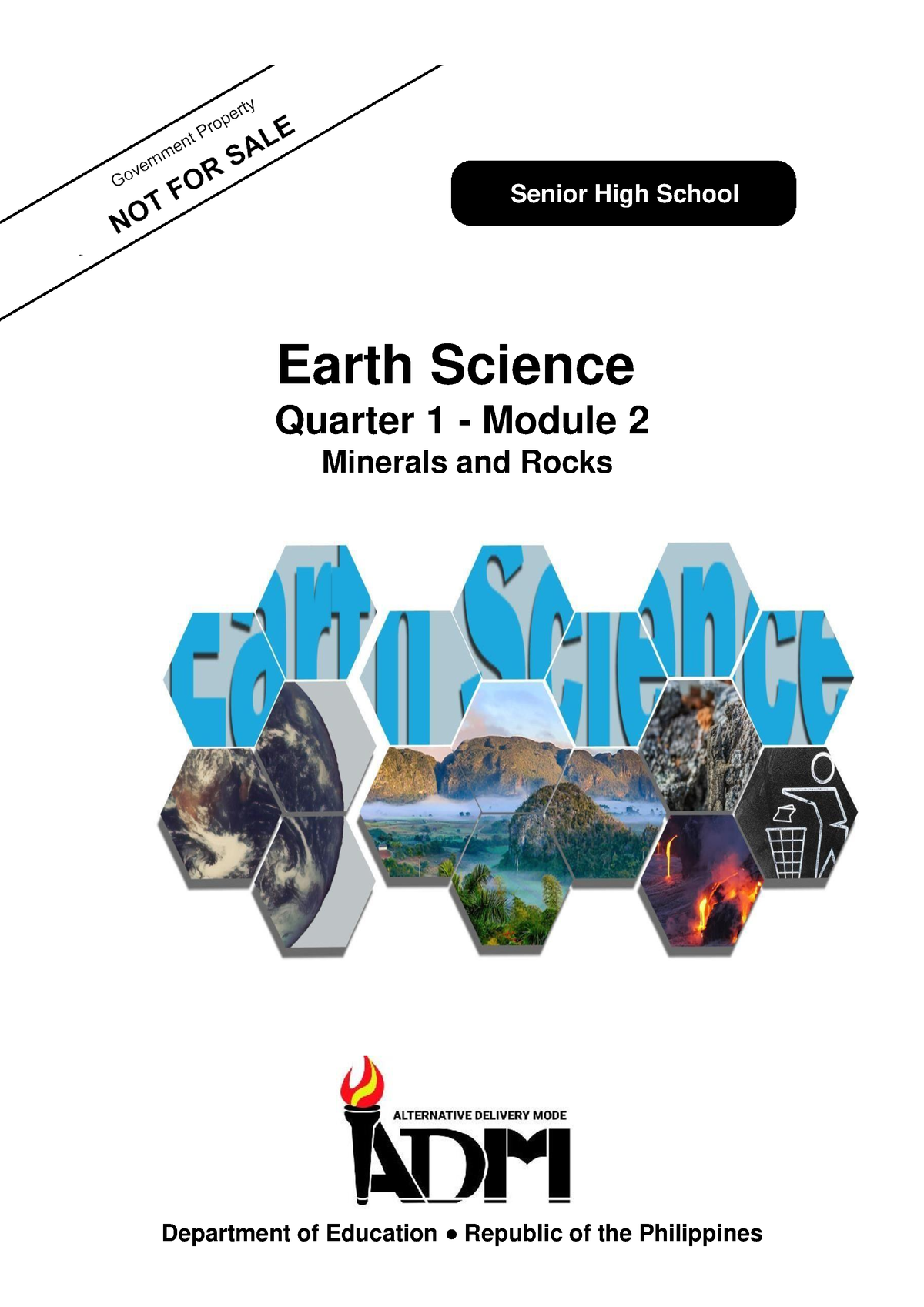 Earth Science Lecture 2 V Earth Science Quarter 1 Module 2 Minerals And Rocks Department Of 9559