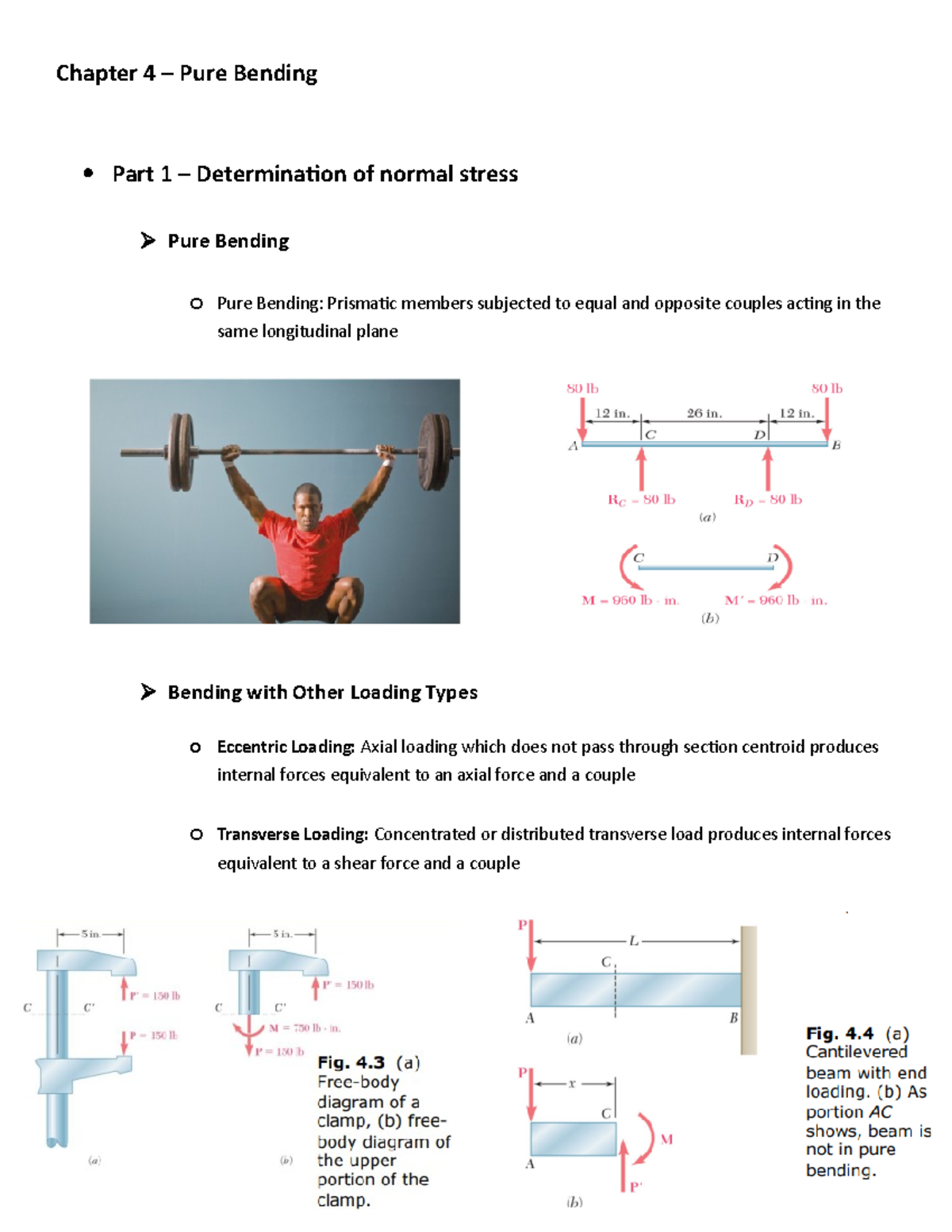 Chapter 4 - Additional Assignment - Chapter 4 – Pure Bending Part 1 ...