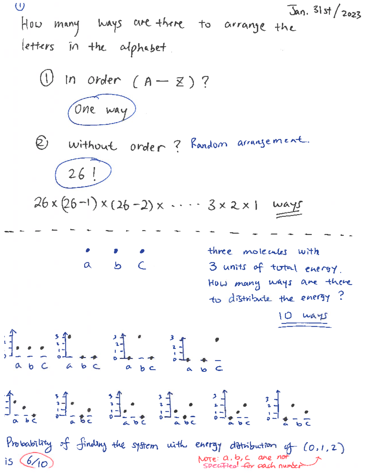 Week 4 In-class Notes Jan 31st - CHEM 123 - Studocu