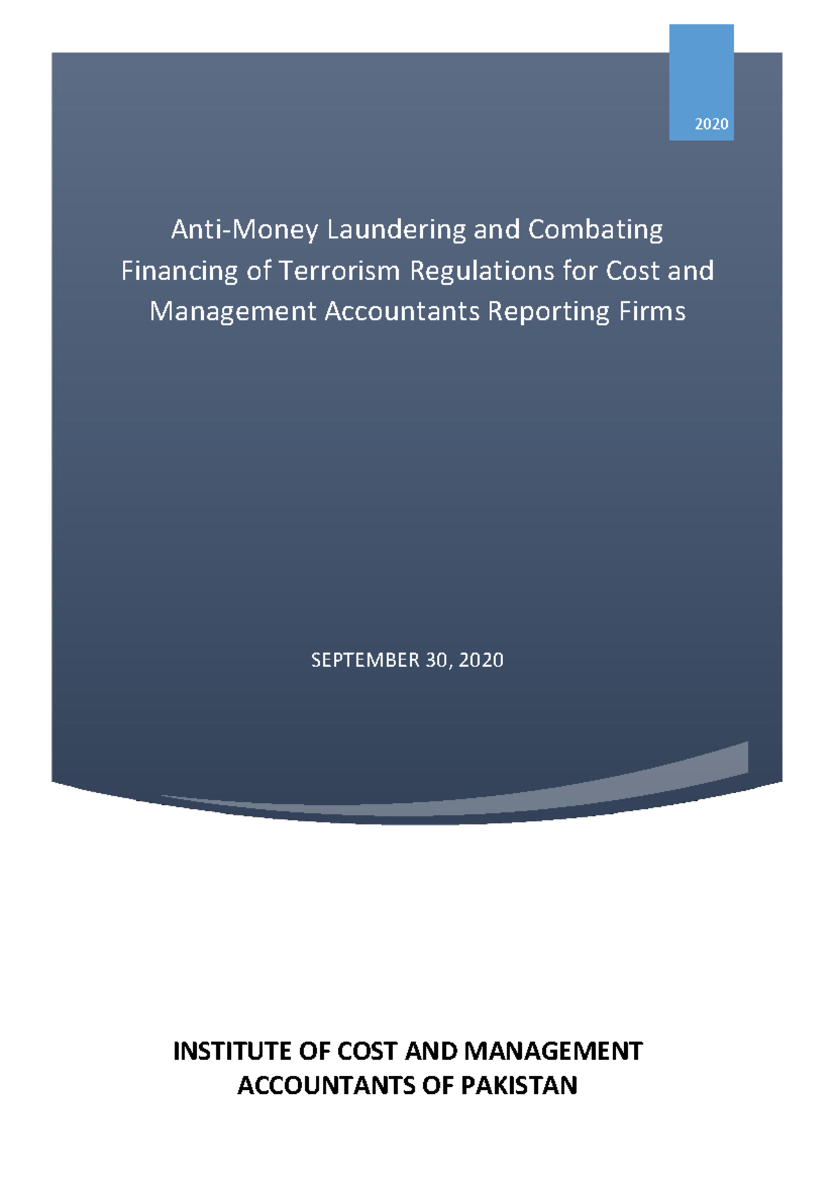AML CFT Regulations Icmapakistan Anti Money Laundering And Combating