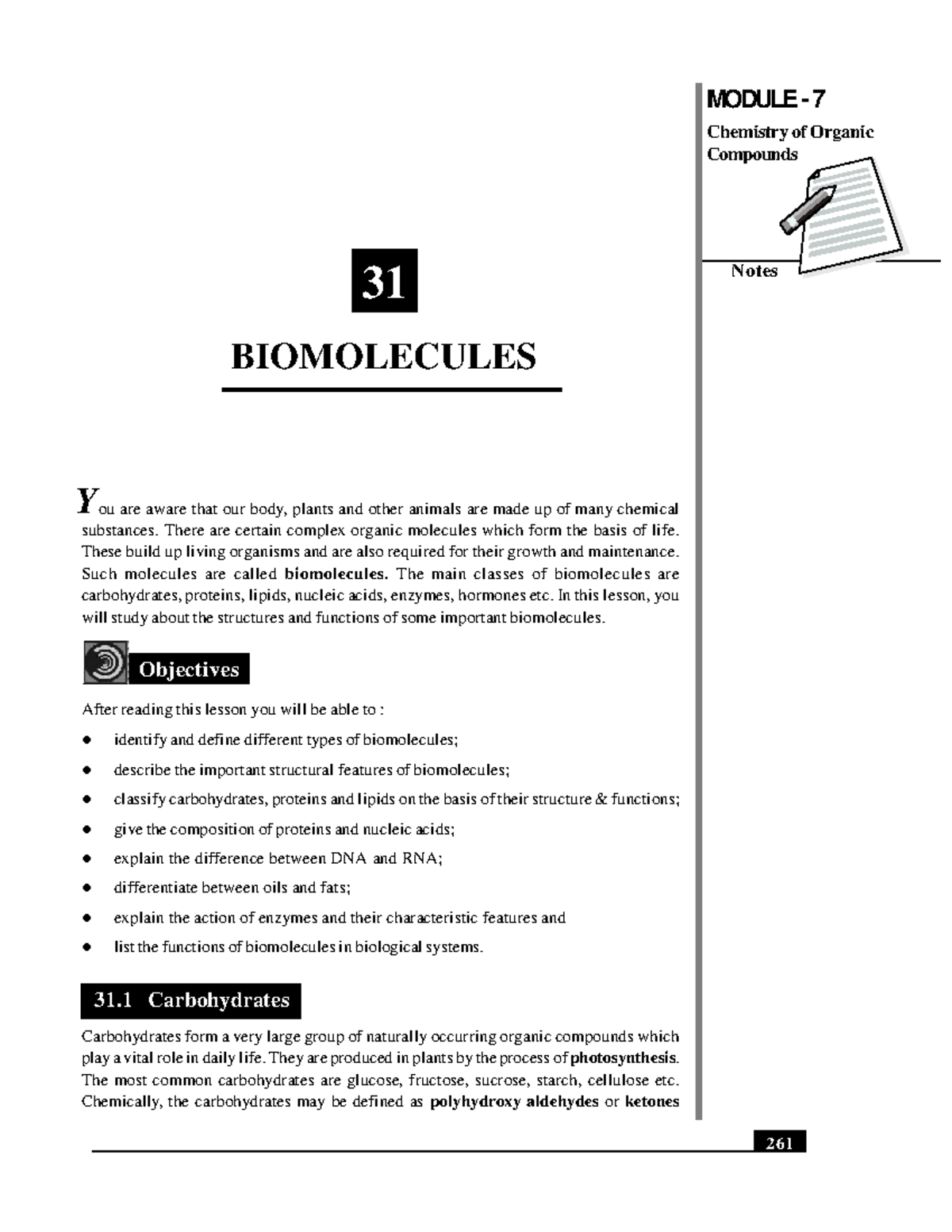 Biomolecules Lecture notes 3 Applied Chemistry AMU Studocu