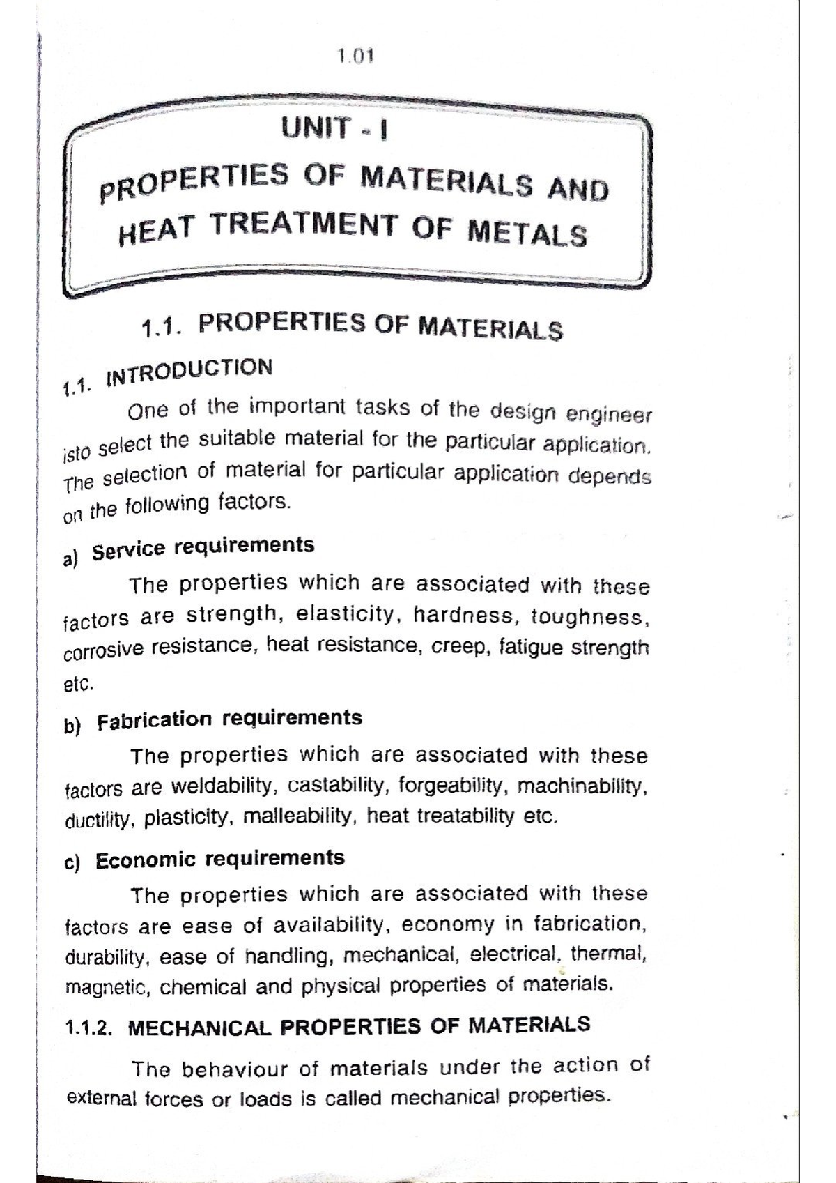 Chapter-1 Mechanics OF Materials AND Material Science - Automobile ...