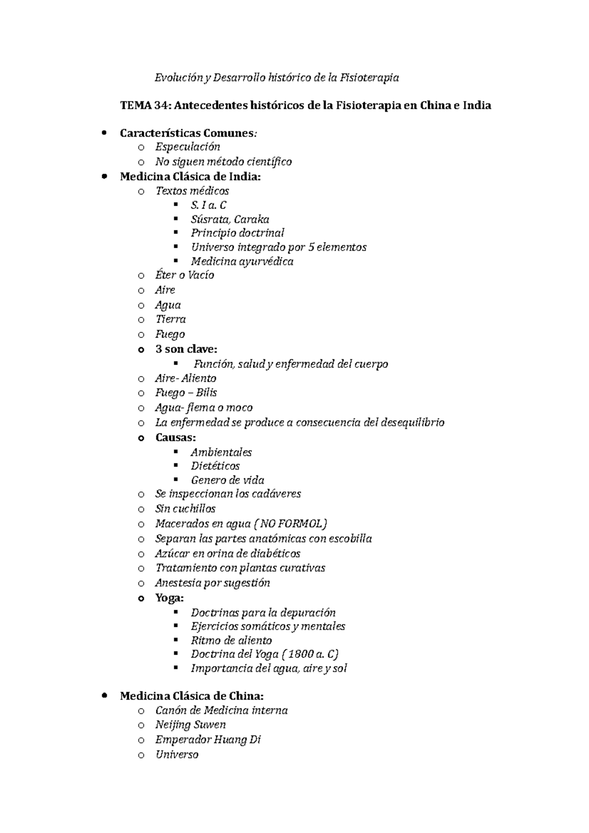 T 34, 35,36 - Resumen Fundamentos De Fisioterapia - Y Desarrollo De La ...