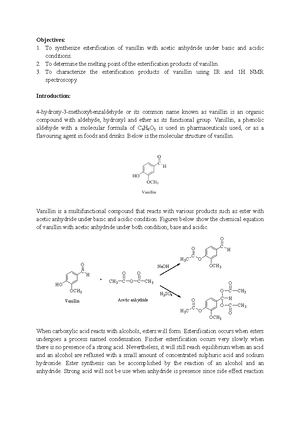 New CHM557 Experiment 2 - ORGANIC CHEMISTRY (CHM556/557) SEMESTER 202 ...
