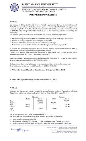 Partnership Accounting - ADVANCED FINANCIAL ACCOUNTING AND REPORTING ...