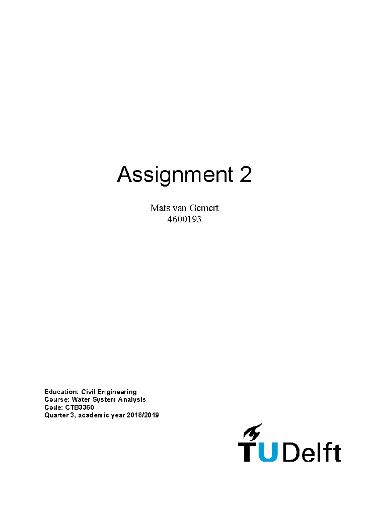 Assignment 2 verslag + python plots Assignment 2 Mats van Gemert