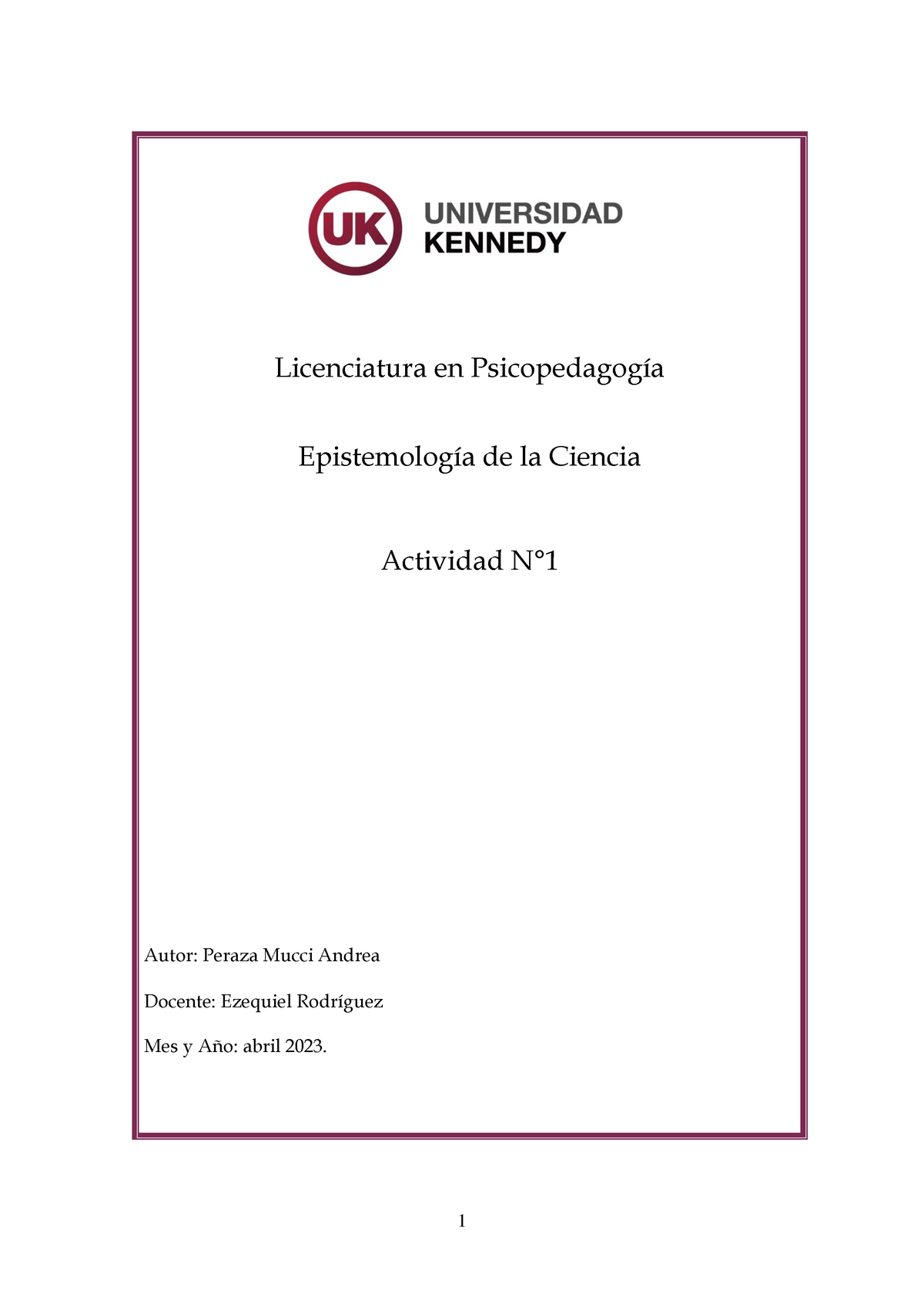 Epistemologia Modulo 1 - Licenciatura En Psicopedagogía Epistemología ...