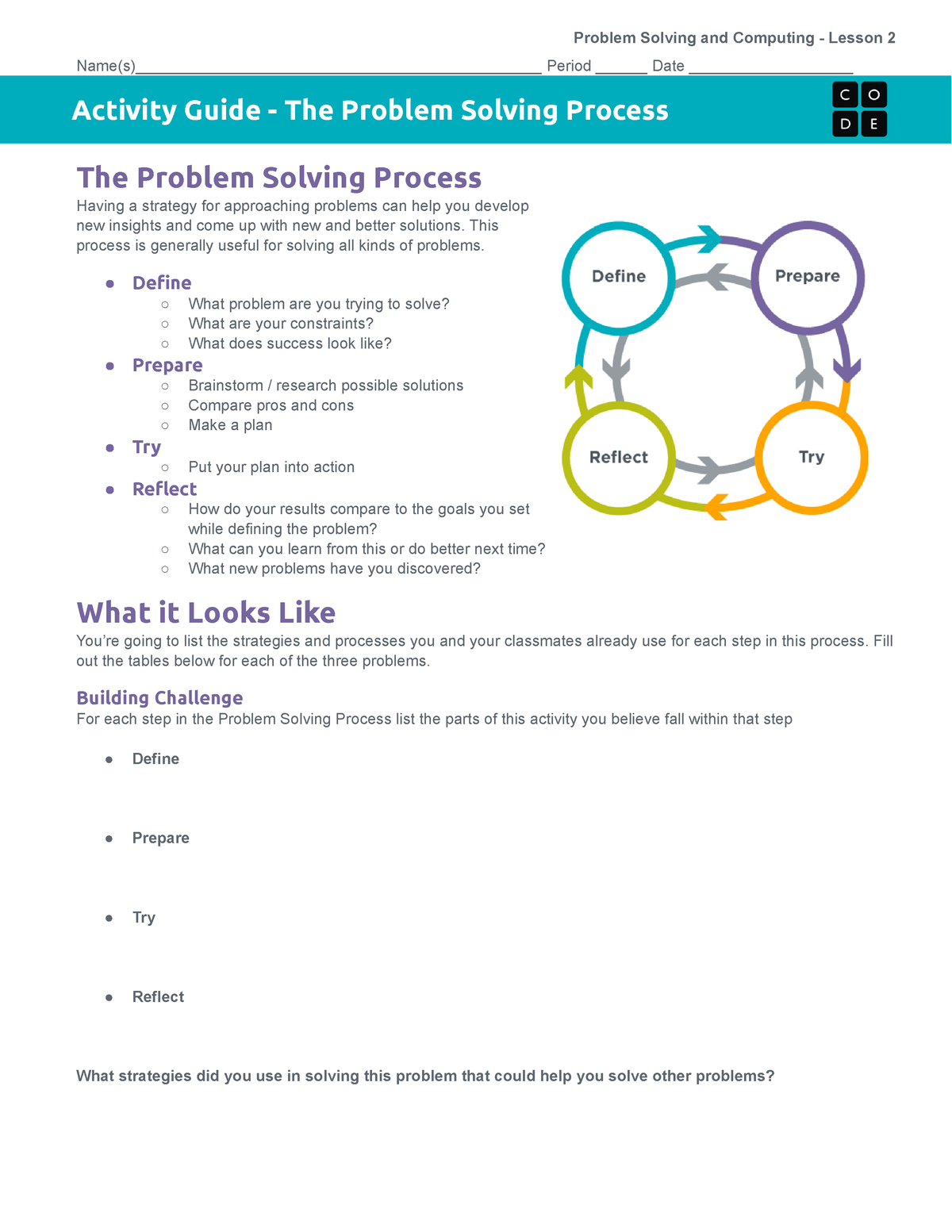 Do you have a solution for each problem or a problem for each solution? –  My Way 2…