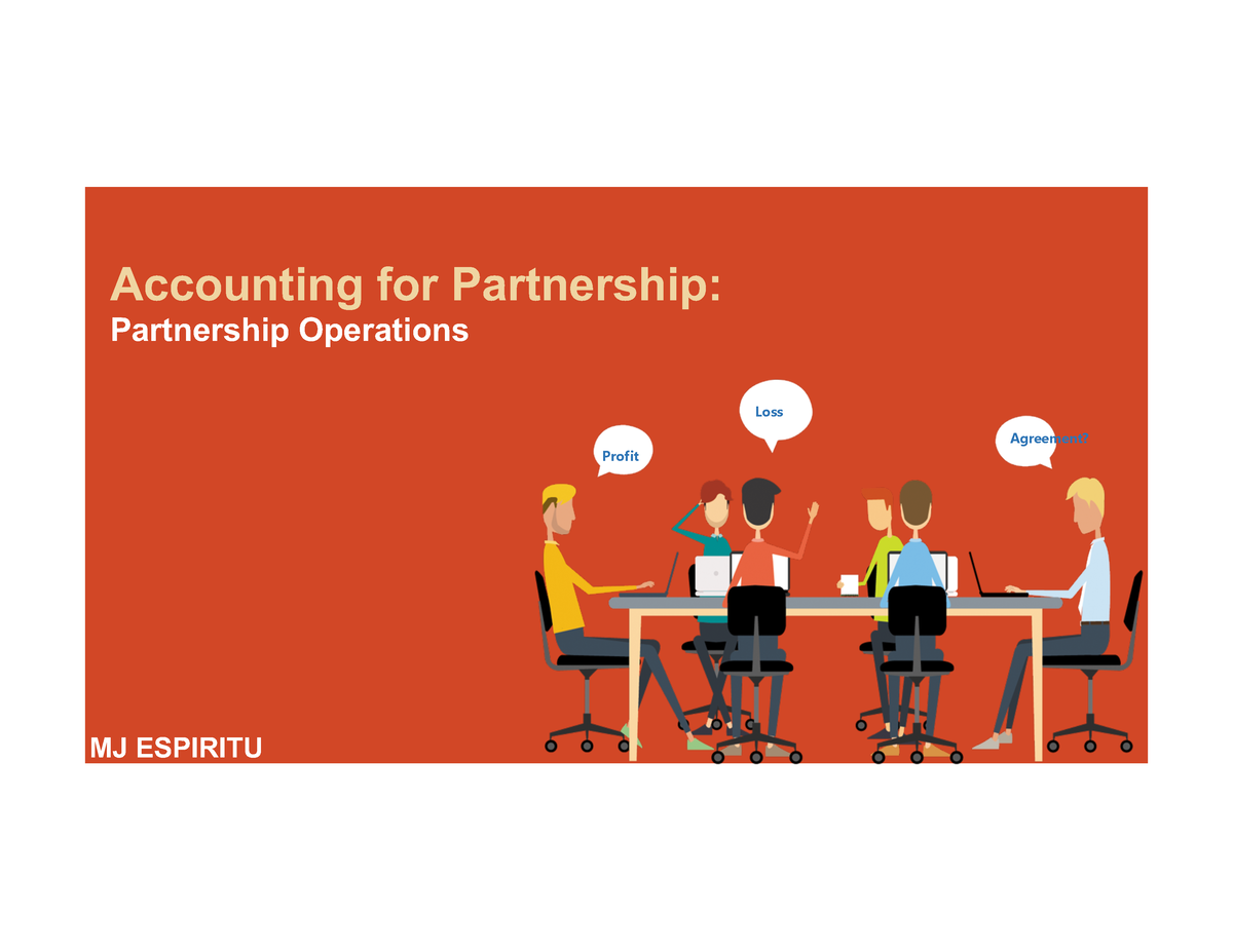 2.1.A PPT Partnership Operations - Accounting For Partnership ...