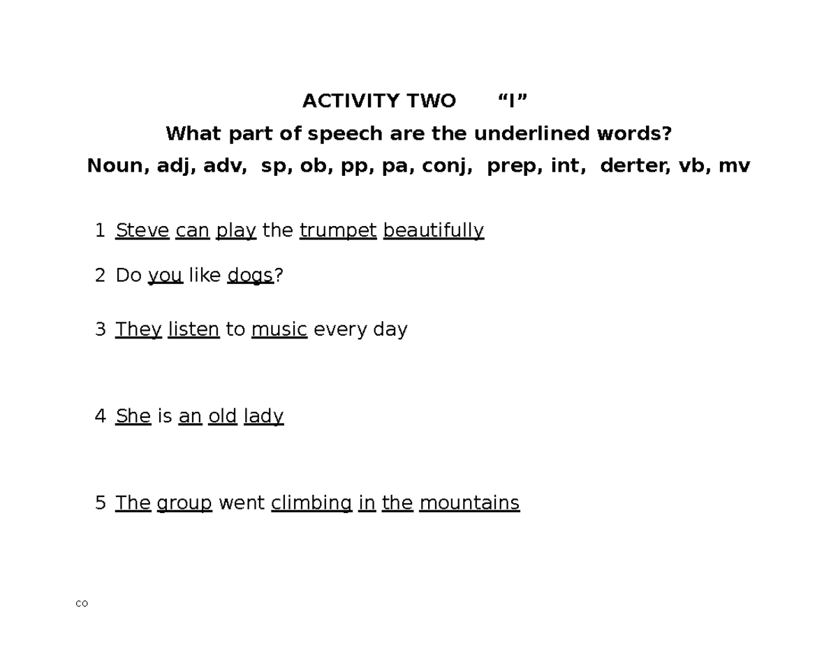 activity-two-apuntes-1-8-what-part-of-speech-are-the-underlined