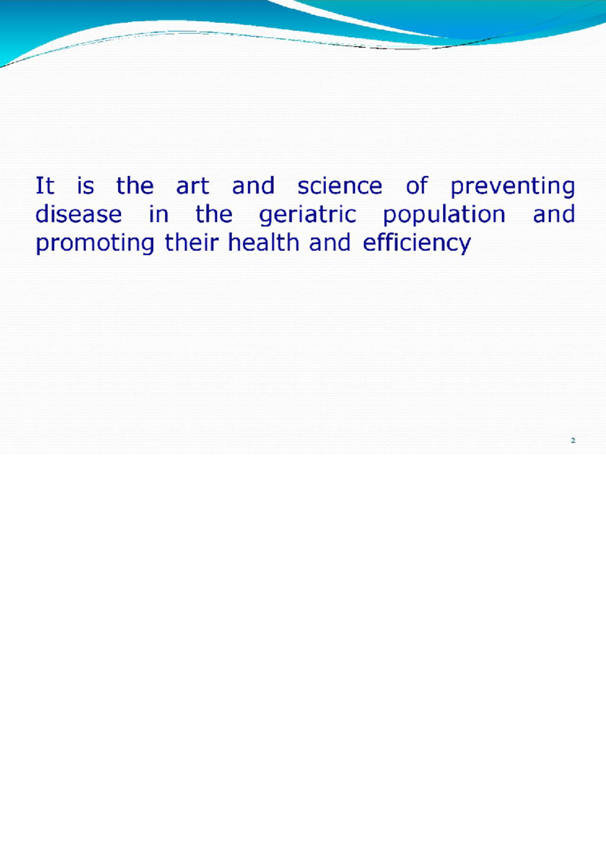 Geriatric Pharmacy Studocu