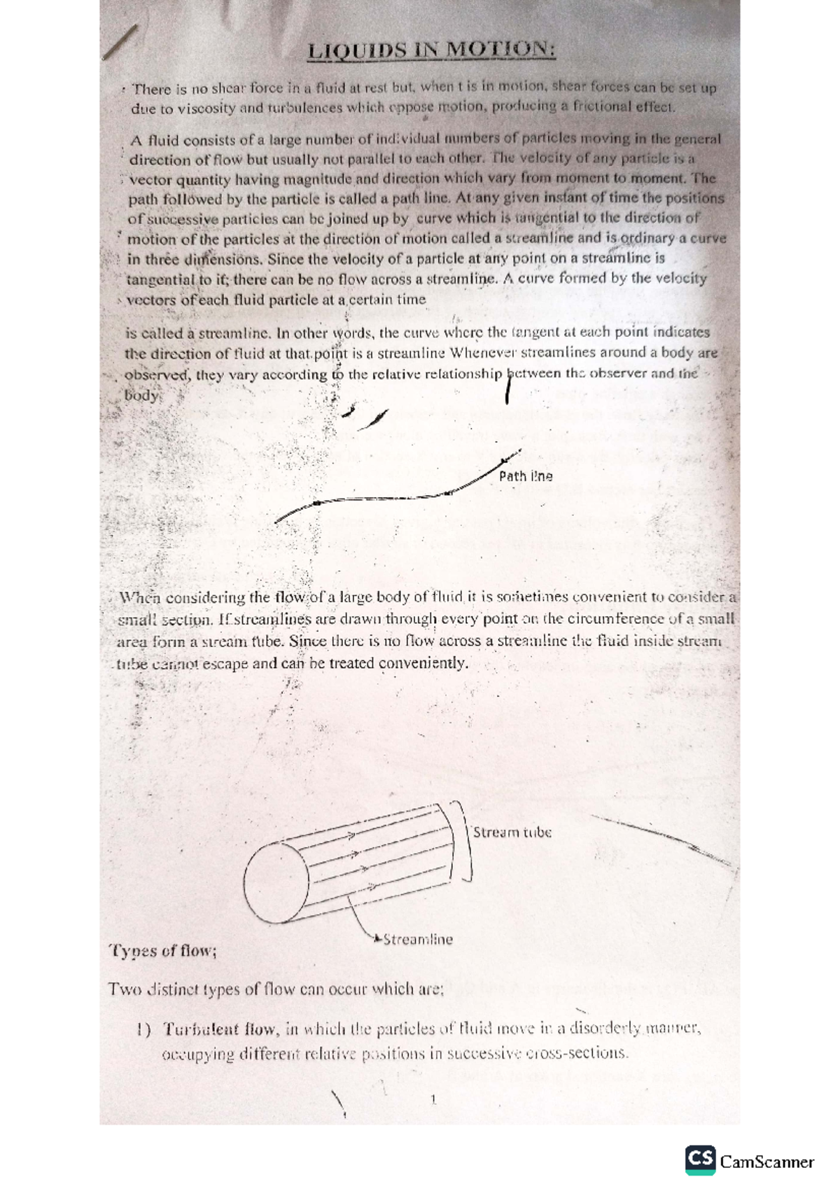 Liquids in motion - these are compiled lecture notes - Electrical and ...
