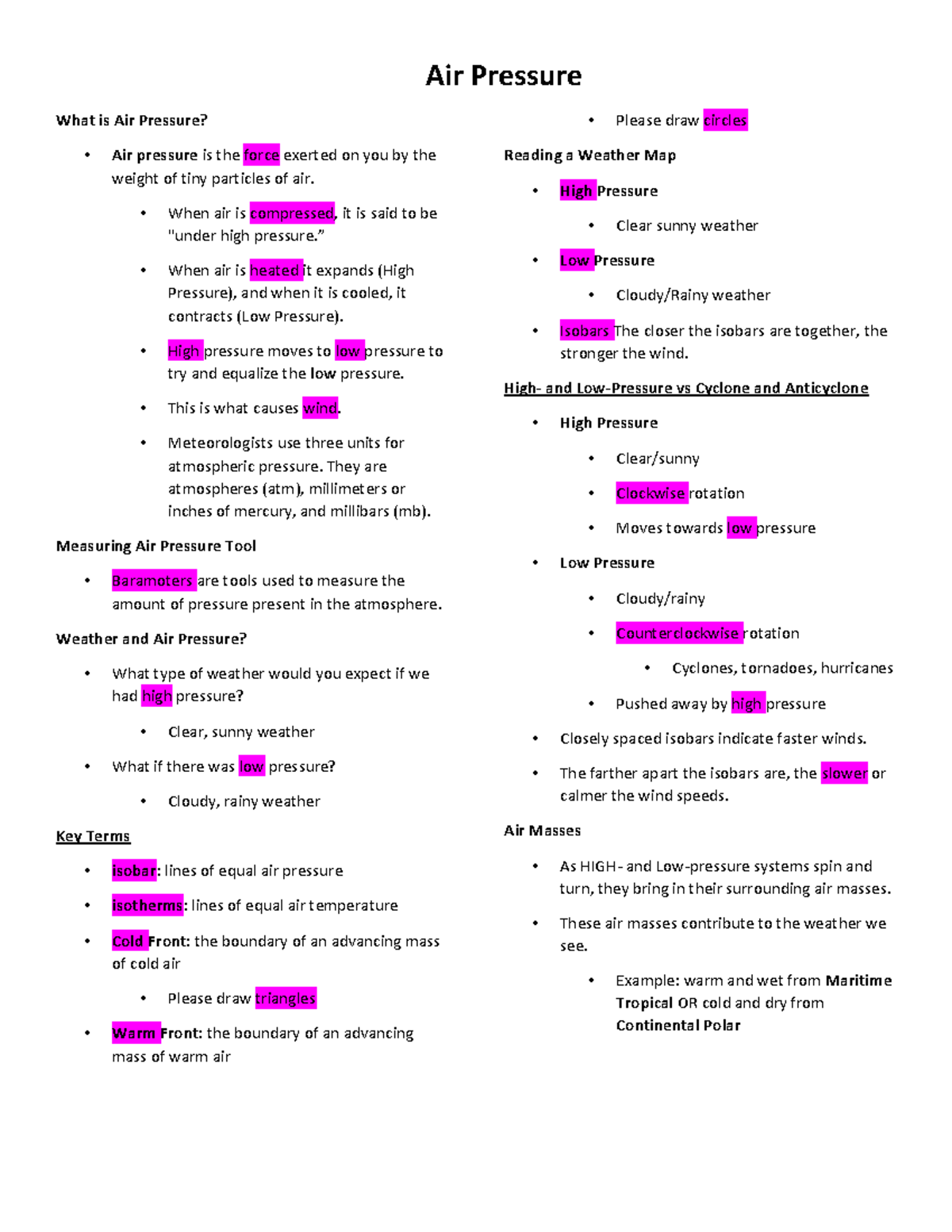 Eath systemsair pressure notes Warning TT undefined function 32