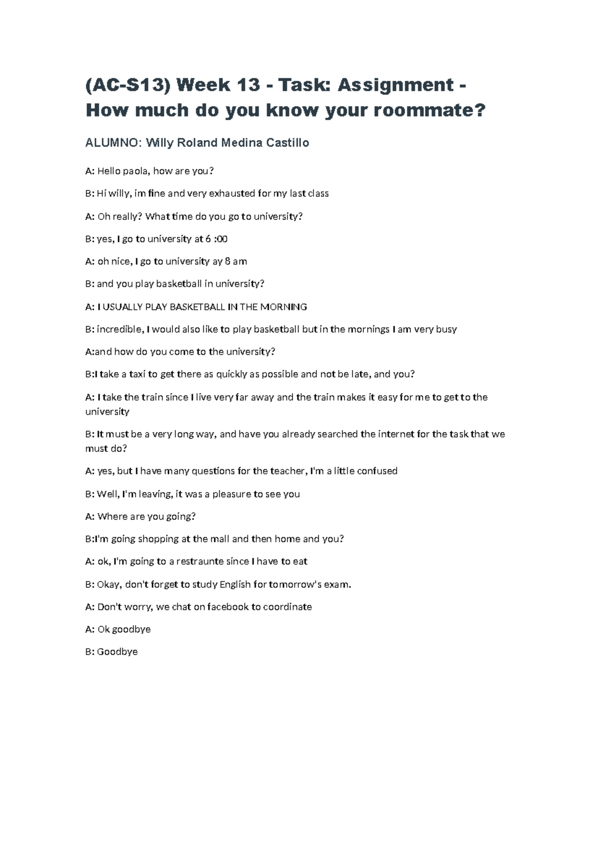 Ingles Semana 13 - trabajo - (AC-S13) Week 13 - Task: Assignment - How ...