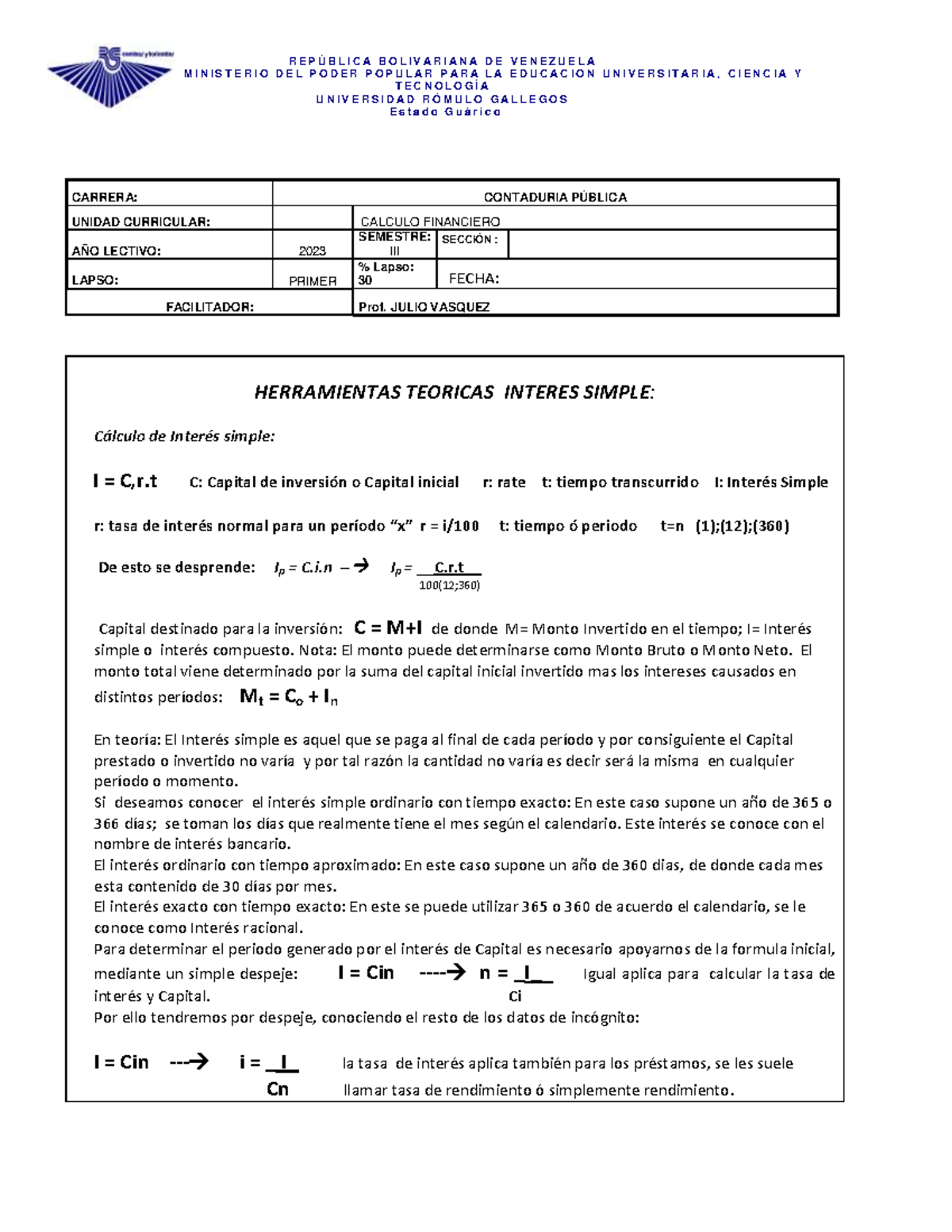 calculo-financciero-seccion-3-4-y-5-r-e-p-b-l-i-c-a-b-o-l-i-v-a-r-i