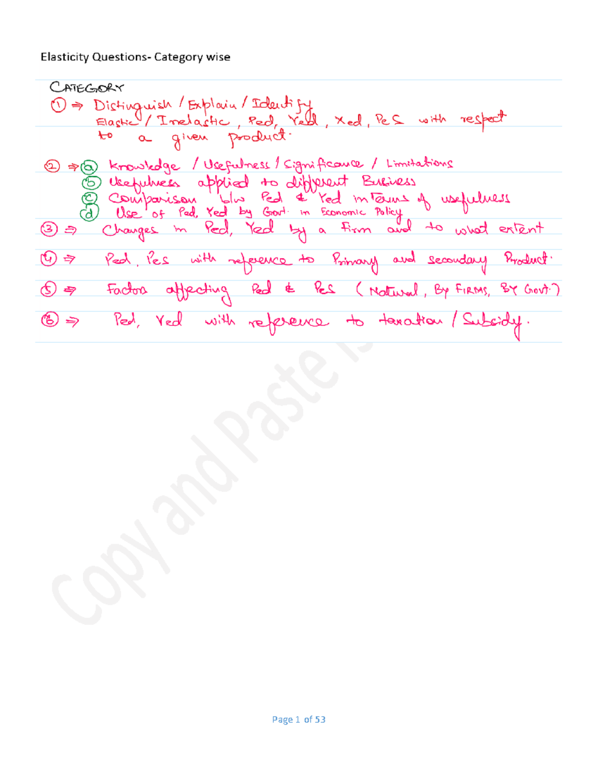 All Questions Categorywise - CATEGORY 1 Question 1 (b) Discuss Whether ...