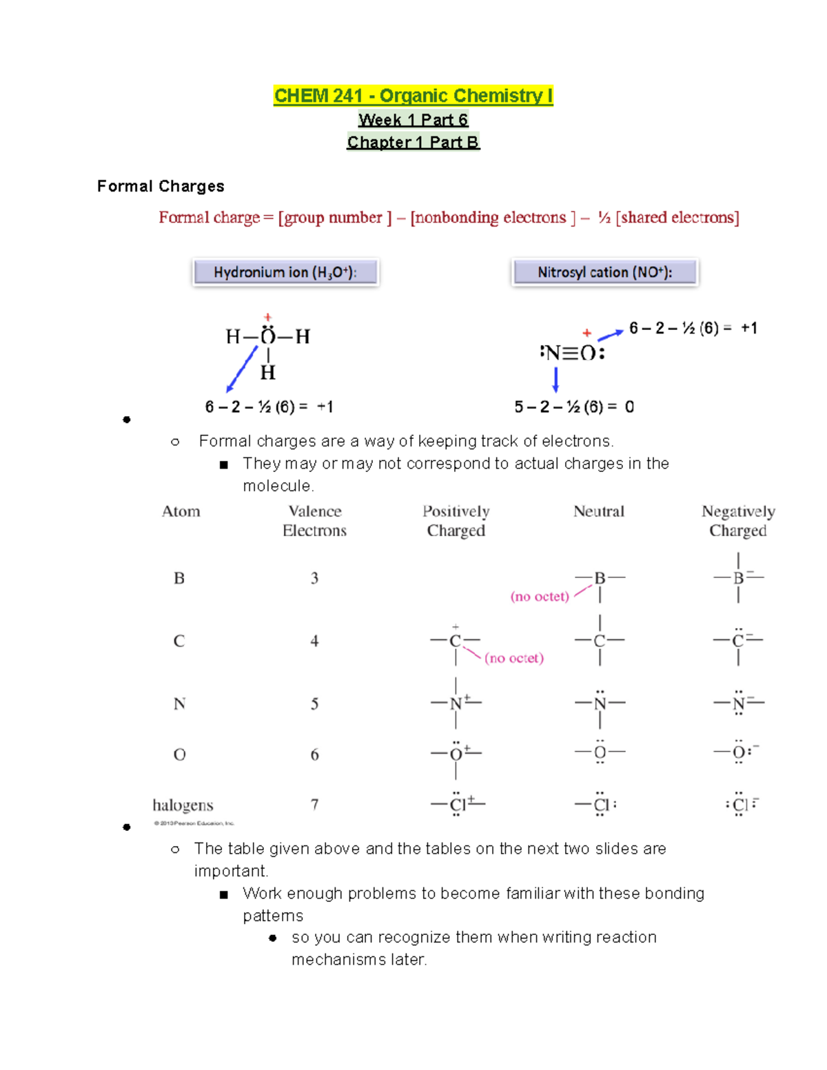 CHEM 241 Lecture Notes Week 1 Part 6 - Chapter 1 Part B Notes - CHEM ...