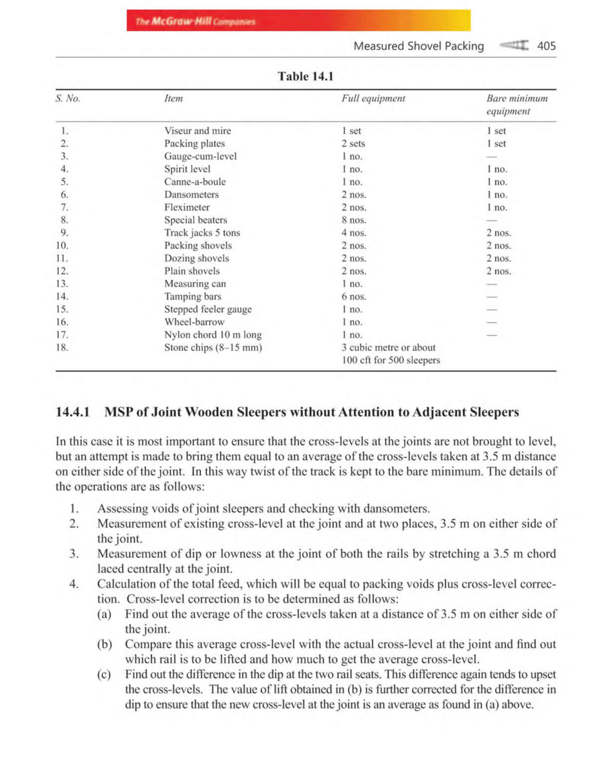 Railway Track Engineering ( PDFDrive )72 Measured Shovel Packing 405
